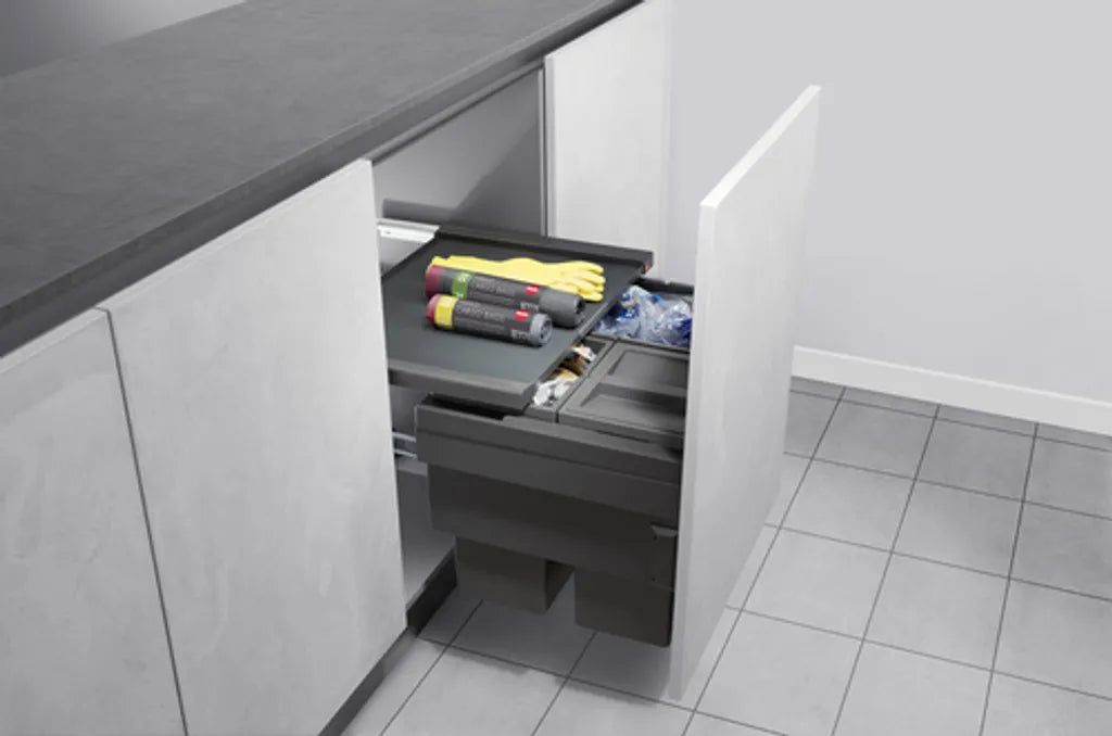  Hailo Abfallsammler 60cm Unterschrank Auszug CS Slide 60.3/54 Cargo Synchro 54 L