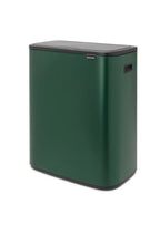  MÜLLTRENNER 2 X 30 L Müllsortierer Abfalleimer Müllsammler Dunkelgrün BRABANTIA