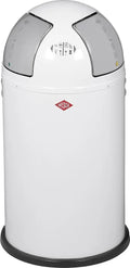  WESCO Treteimer "Push Two" Weiß