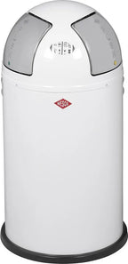  WESCO Treteimer "Push Two" Weiß