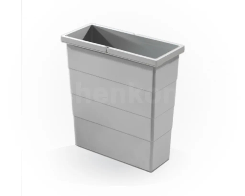  Hailo Inneneimer 1122459 Mit Deckel Hellgrau 12 Liter