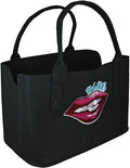  Filztasche Einkaufstasche Henkeltasche Aus Filz Im Street Art Look 40x25x26 Cm