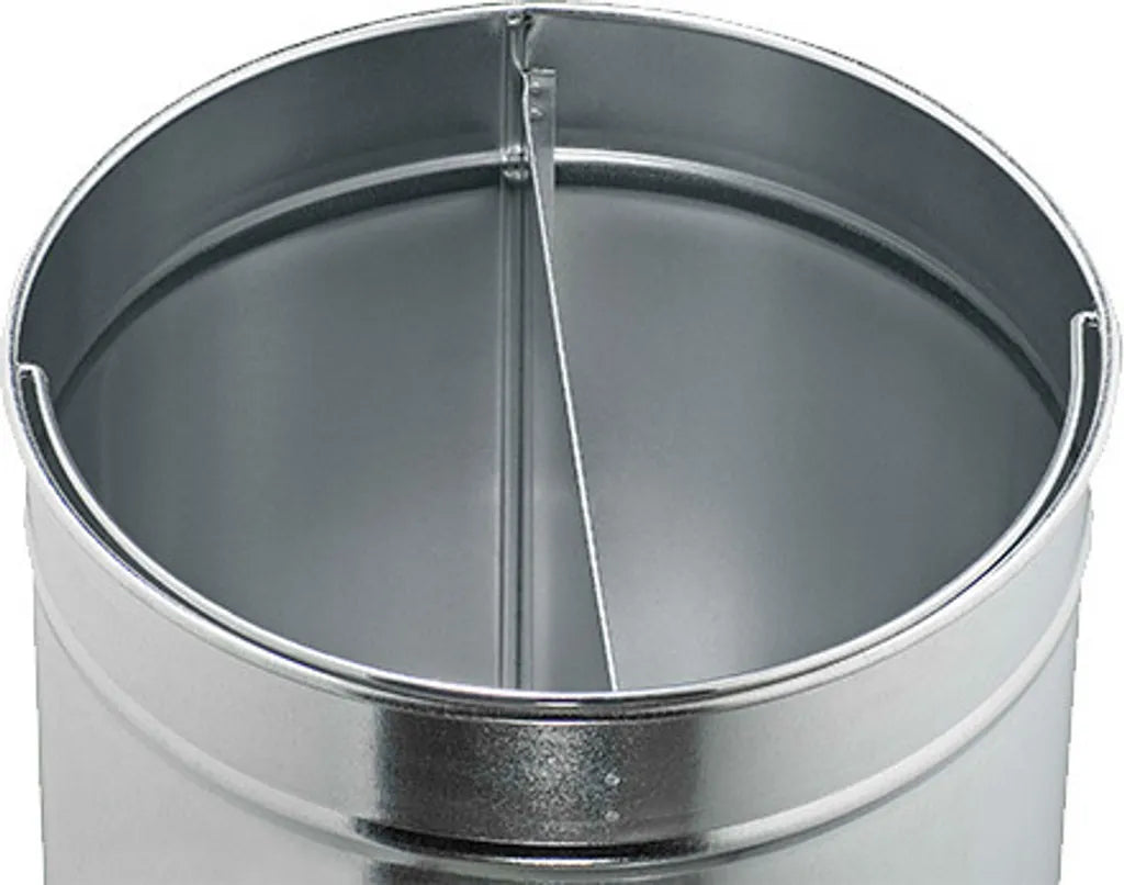  WESCO Treteimer "Push Two" Weiß