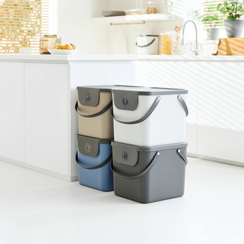 ROTHO Recycling Müllsystem 40 L ALBULA, Farbe:Anthrazit
