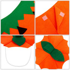  3 Stück Halloween Kürbis Kostüm Kinder Cosplay Party Kostüme Set Performance Kleidung (3-7 Jahren)