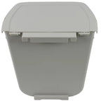  Abfalleimer Mülleimer Faltbar 4-8 Liter Wohnwagen Wohnmobil Camping Caravan Boot Grau / Anthrazit