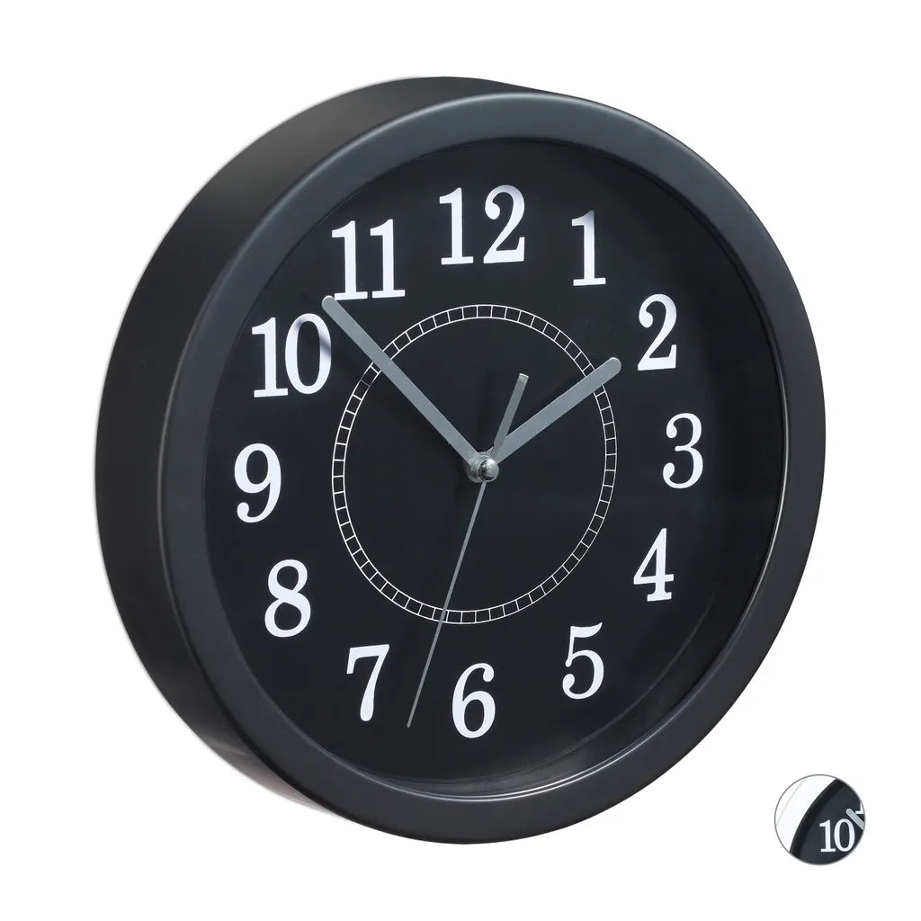  Relaxdays Wanduhr Rund 20cm