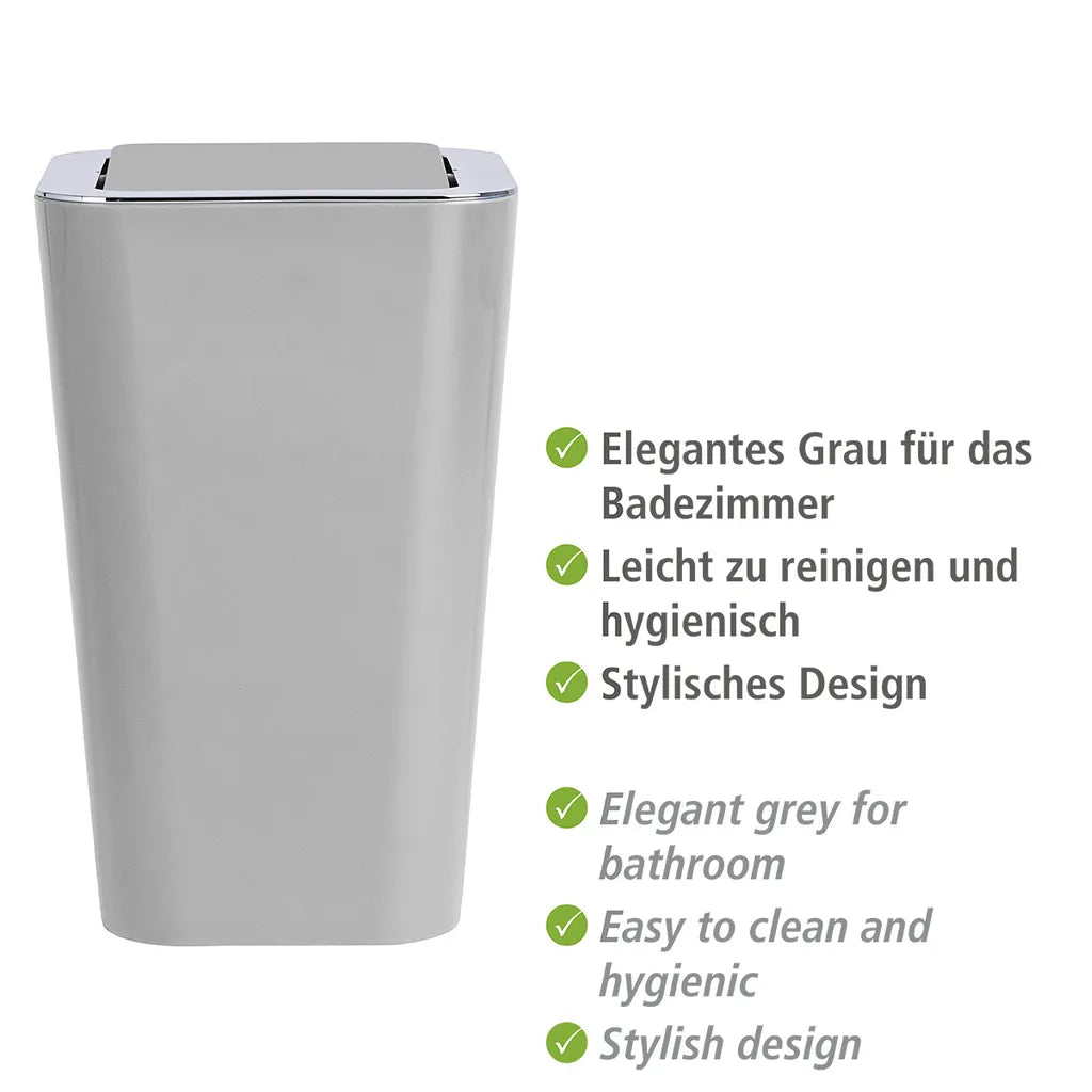 Wenko Schwingdeckeleimer Candy Grey