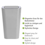 Wenko Schwingdeckeleimer Candy Grey