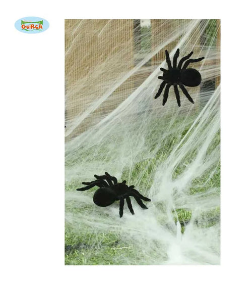  2 Spinnen Schwarz Halloween Deko 10 Cm