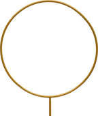  2 Stück 60cm Ballonständer Set 45-90cm Höhenverstellbar Metall Ballonhalter Säulenbogen Hochzeitsfeier Blumen Rahmen (gold) Für Party Hintergrund Dekoration