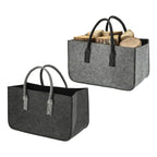  Filztasche Anthrazit Kaminholztasche Henkeltasche Tragetasche Filz