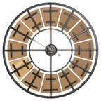  Wanduhr 'Roman' 80 Cm Küchenuhr Zimmeruhr Wohnzimmeruhr Uhr Analog Römisch