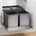  Naber Double Shorty Plus. Abfallsammler, Anthrazit. - Mülleimer
