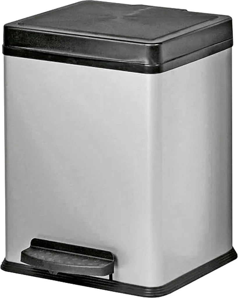  WESCO Treteimer Ökosammler 2x10ltr. 43cm Silber