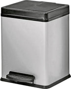  WESCO Treteimer Ökosammler 2x10ltr. 43cm Silber