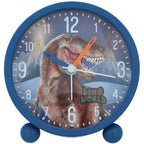  Depesche 12155 Dino World Wecker Blau Dinosaurier T-REX Lautlos Mit Lichtfunktion