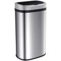  Deuba Sensor Mülleimer 58 L Wasserdicht Automatik Eckig Küche Abfalleimer Müllbehälter Edelstahl