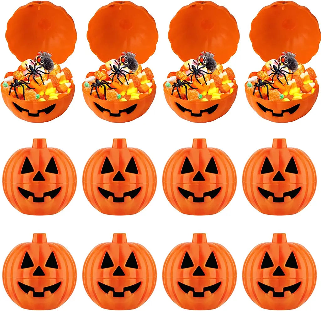  12 Stück Mini-Kürbis-Boxen, Mini-Halloween-Kürbis-Süßigkeits-Box, Mini-Kürbis-Halloween-Süßigkeits-Box Für Süßes Oder Saures, Halloween-Dekoration Für Kinder Und Party