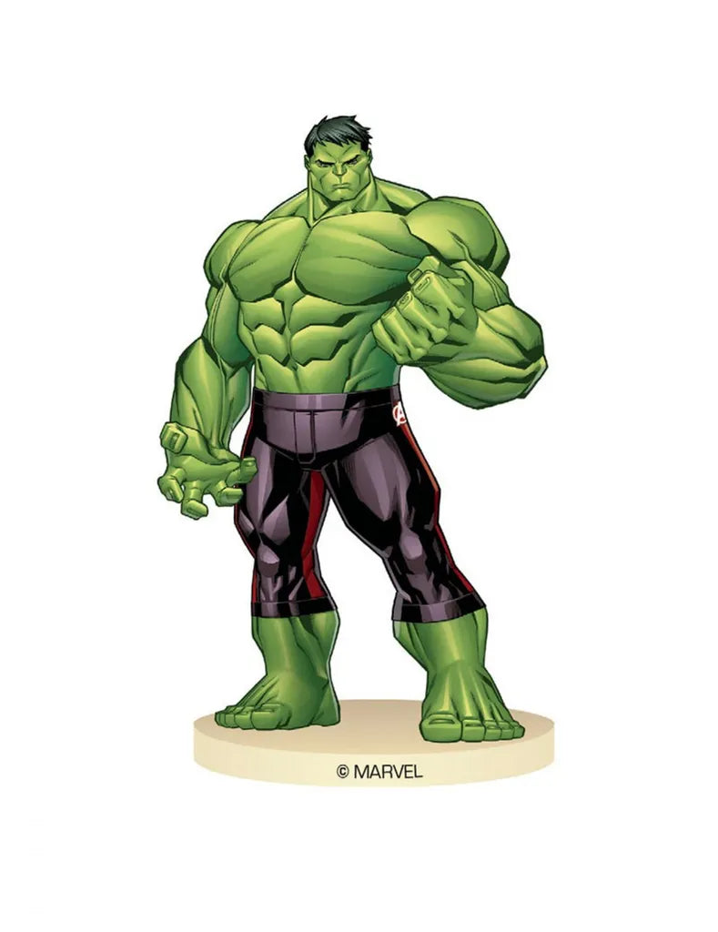  Dekora - Dekorative Figur - Avengers - Hulk - 9cm TortendekorationNachbildunga