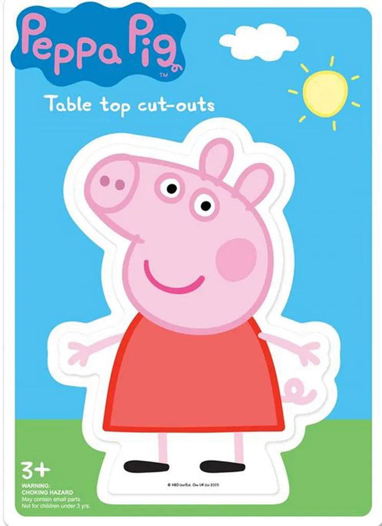  Peppa - Table Tops - Pappaufsteller Standy - 11 Kleine Tischaufsteller Partydeko