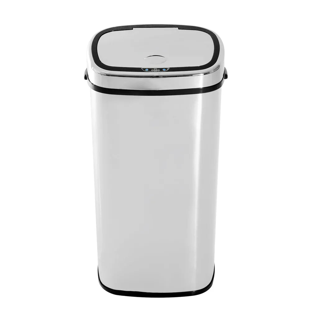  HOMCOM Mülleimer Automatik Mit Sensor Abfalleimer Küche Edelstahl 50/68L Silber (68L)