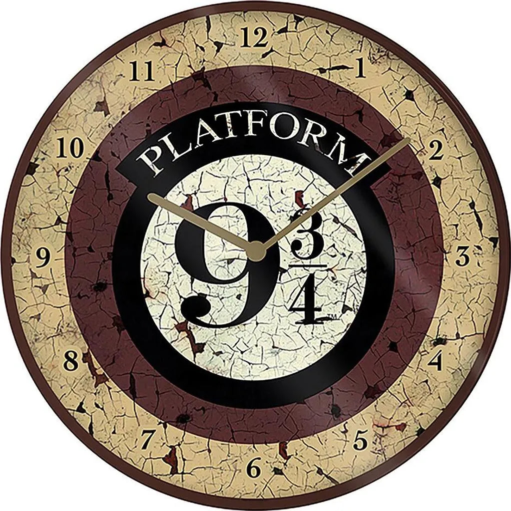  Harry Potter Wanduhr Platform 9 3/4