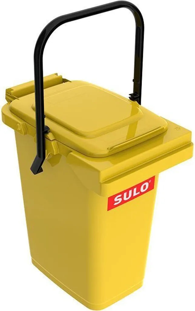  SULO Mülltonne, Mülleimer, Müllbehälter, Abfalleimer 25 Liter Gelb (25 Sulo Gelb)