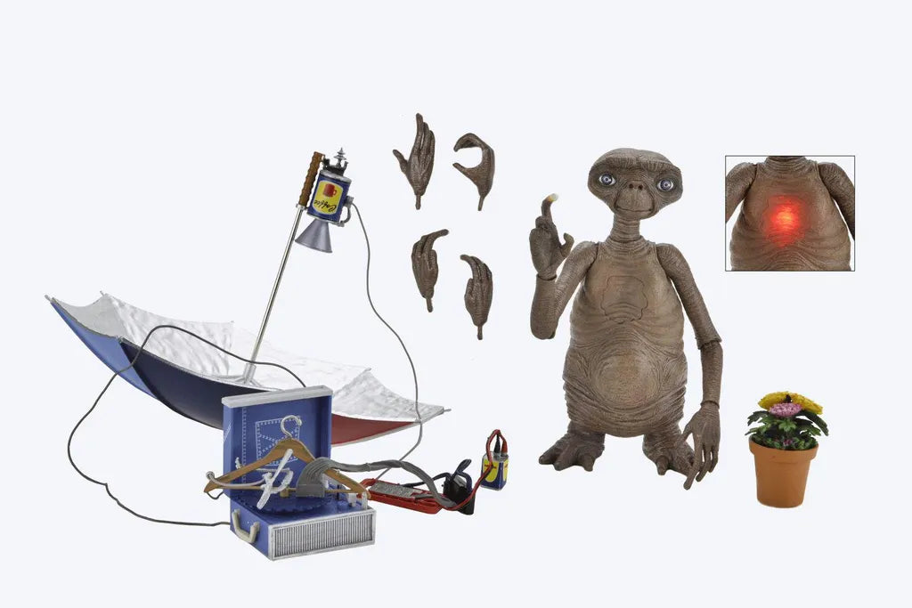 NECA E.T. Der Ausserirdische LED Actionfigur 40th Anniversary