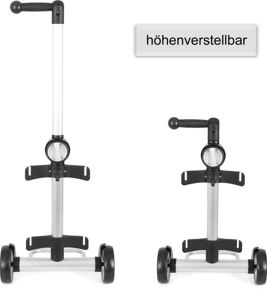 Andersen Shopper Unus Alu Höhenverstellbar Mit Kugellagerrad Ø 17 Cm Und 46 Liter Tasche Filip Rot Mit Kühlfach