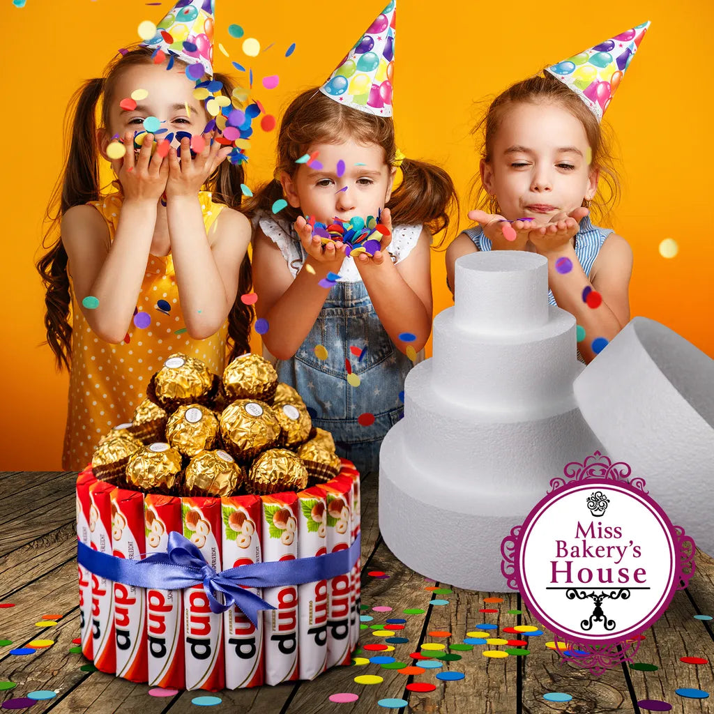  Styroporscheibe - Cake Dummy - Set 4
