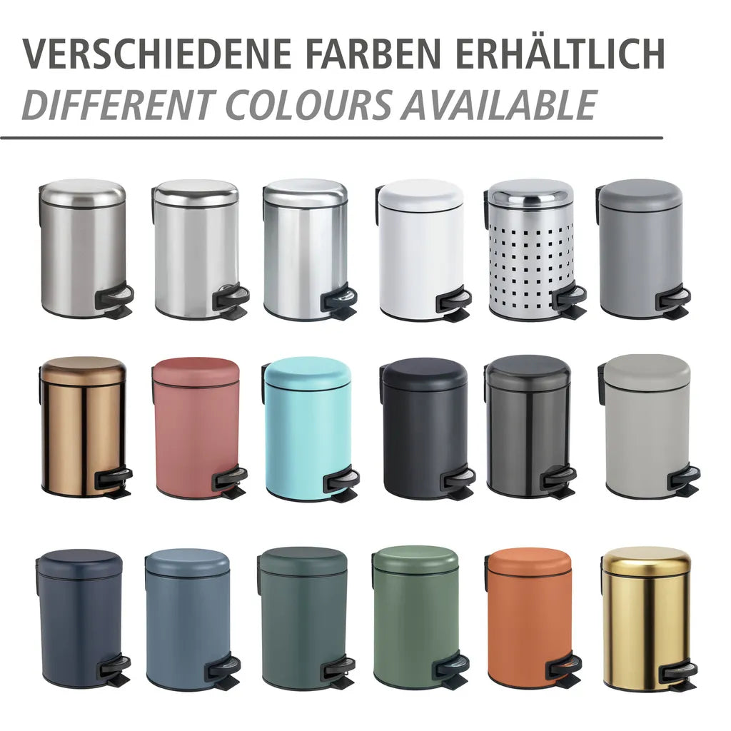 Wenko Kosmetik Treteimer Leman Metallic-Kupfer 3 L