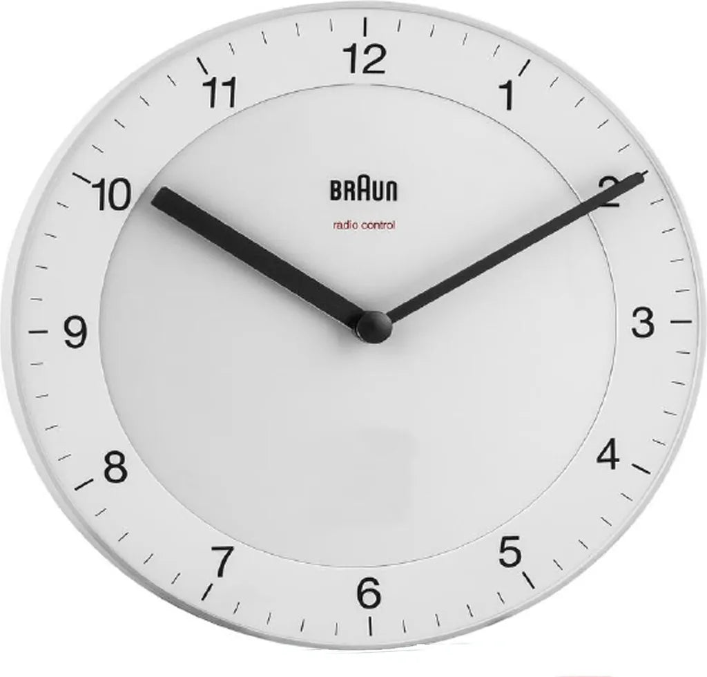  Braun BC 17 W-DCF Funkwanduhr Weiß