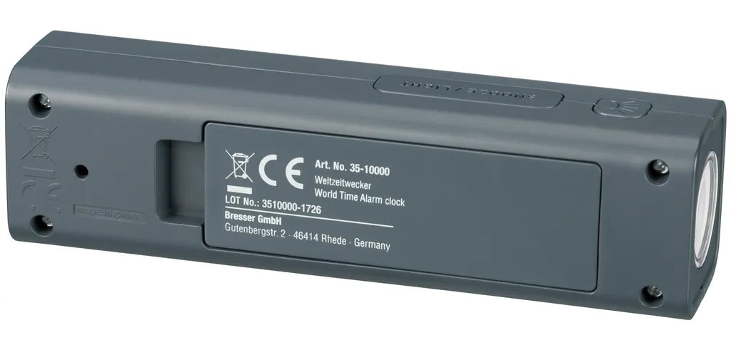  LUFTHANSA Weltzeitwecker Mit Thermometer Und Taschenlampenfunktion