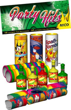  Party Hits, 12-tlg., Klars.-Btl. Kat.1