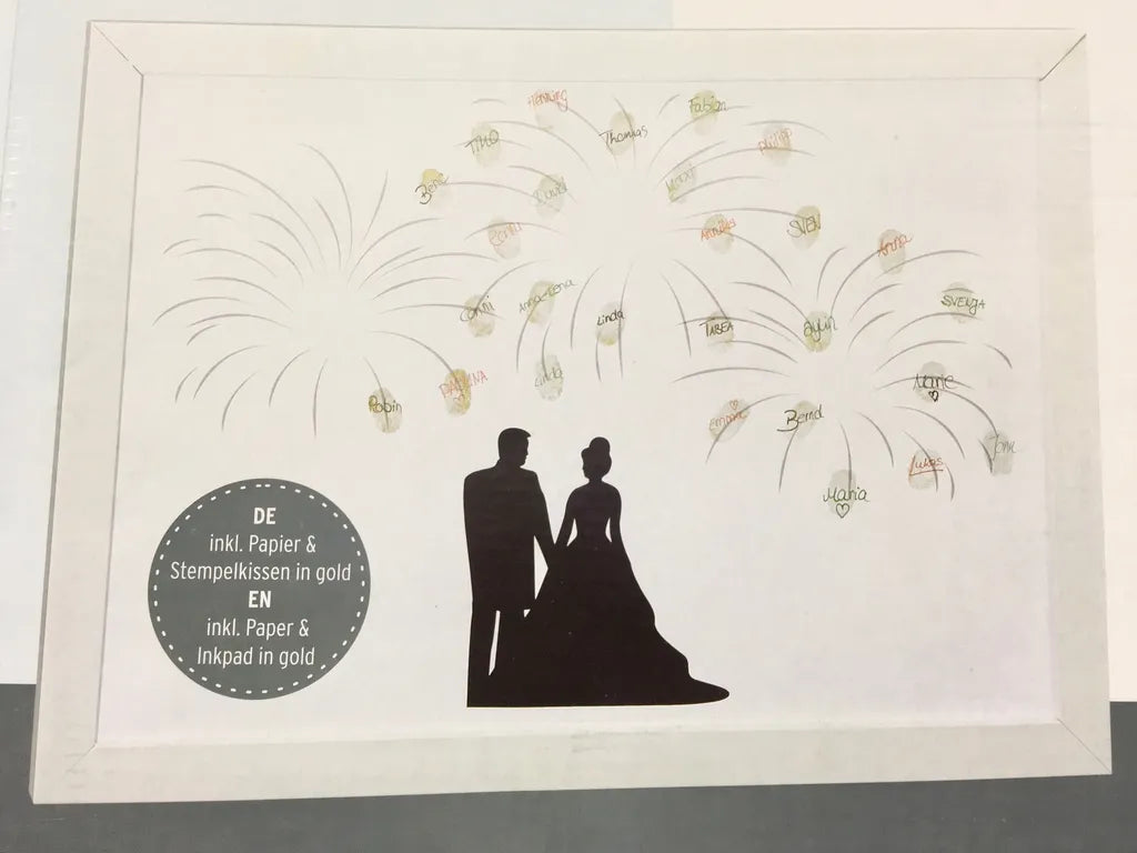  Gästebuch Hochzeit Fingerabdruck