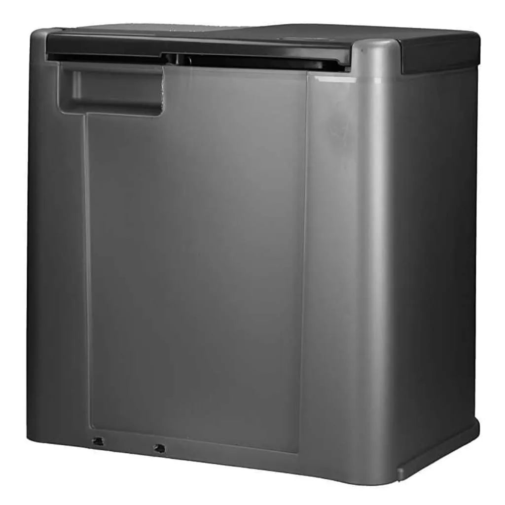  Curver Duo Tretmülleimer Deco 15L Mit 6L Inneneimern Hellgrau
