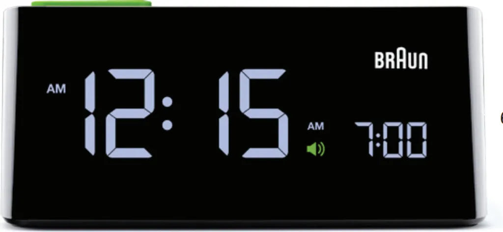  Braun BNC016 LED-Wecker Schwarz