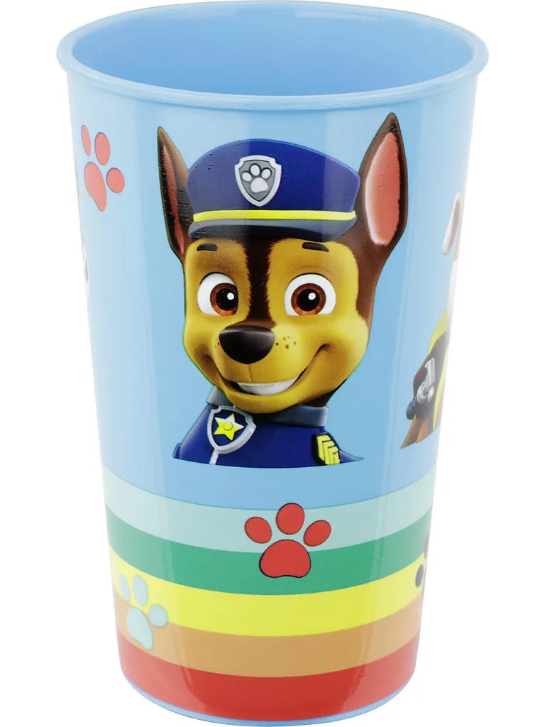  P:os Frühstücksset Paw Patrol (Teller, Schale Trinkglas) 3teilig, Blau, 3-teilig (1 Set)