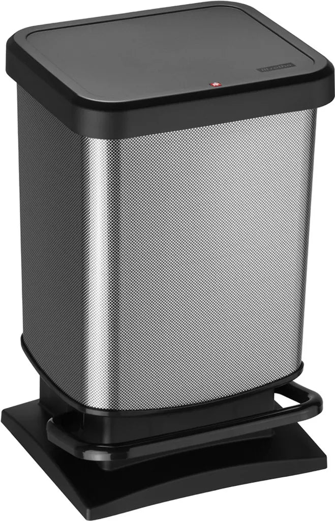 ROTHO Treteimer 20 L PASO, Farbe:Carbon Metallic