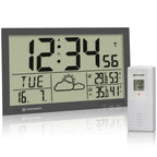  Bresser Wetterstation MyTime Jumbo 37 Cm Grau 2-teilig