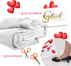  Hochzeitsherz Zum Ausschneiden - 1.8 X 2m Hochzeits Laken Mit Mini Scheren Set - Hochzeits Deko Bettlaken Mit Herz Ballon Design Für Hochzeit Braut Und Bräutigam Hochzeit Standesamt Hochzeits Spiele