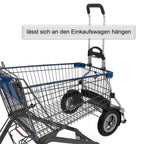  Andersen Shopper Royal Plus Alu Klappbar Mit Luftreifen Ø 25 Cm Und 74 Liter Tasche Fado 2.0 Blau Mit Kühlfach