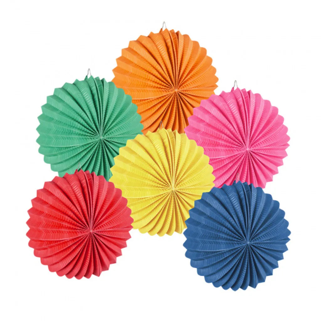 Boland Bunte Luftballon-Lampions 22 Cm Papier 12 Stück