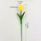  10er Künstliche Tulpe Blume Kunstblumen Gefälschte Blumen Bukett Künstlich Tulpe Gelb