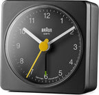  Braun BC02XB, Quarzwecker, Rechteck, Schwarz, Analog, Akku, AA