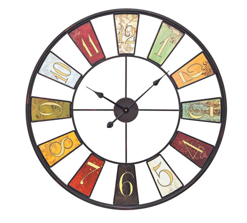  AMS Quarz-Wanduhr, Quarzwerk, D80x6cm, 9488