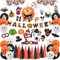  Halloween Kürbis Geist Deko Horror Deko Set Mit Mehr Als 32 Teilen(Kürbisart)
