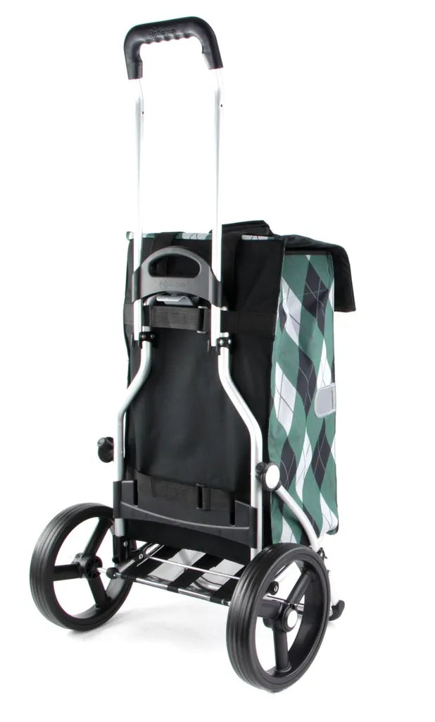  Andersen Shopper Royal Alu Klappbar Mit 3-Speichenrad Ø 25cm Und 51 Liter Tasche Ine Grün