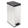  Curver Tretmülleimer Deco Schmal 40L Silbern